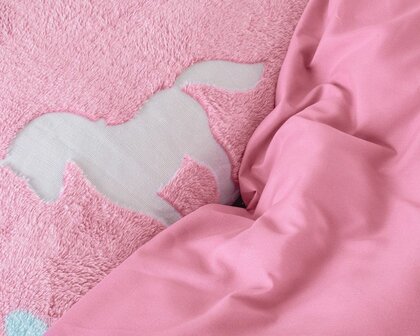 Dekbedovertrek Glow in the dark Unicorn Roze