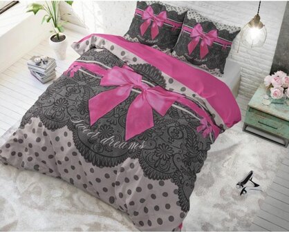 Dekbedovertrek Romanca roze
