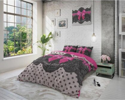 Dekbedovertrek Romanca roze