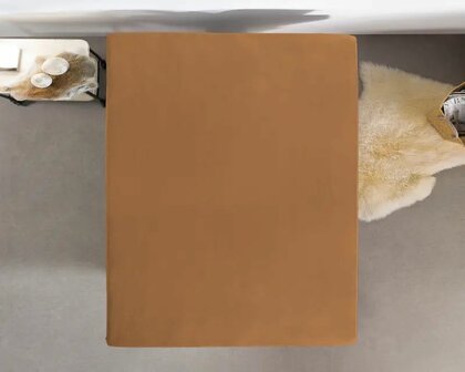 Jersey Hoeslaken taupe