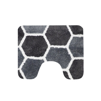 Toiletmat Rennes 60x50 cm Grijs
