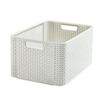 Opbergmand 30L Wit