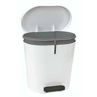 Pedaalemmer 8L Wit