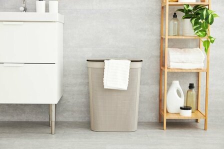 Rotho Wasverzamelaar Brisen 50 L Cappuccino