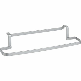 Handdoekhouder 30x5x4.5 cm Zilver