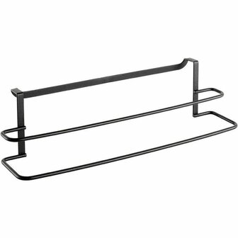 Handdoekhouder 38x10x9 cm Zwart