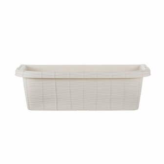 Bama Fioriera Bloem-Balkonbak 60x20x18.5 cm Wit