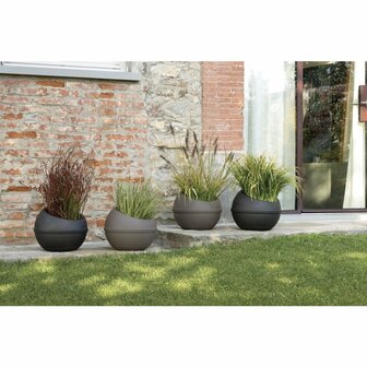Bama Sfera Bloempot 23L 40.5x32 cm Antraciet