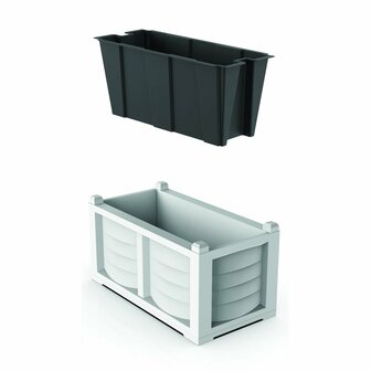 Bama Kit Arredo Plantenbak 80x42.5x42 cm Wit