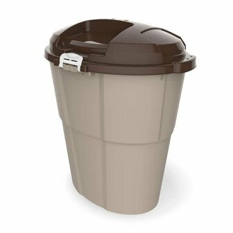 Bama Pet Dado Voedselcontainer 60L Beige/Taupe