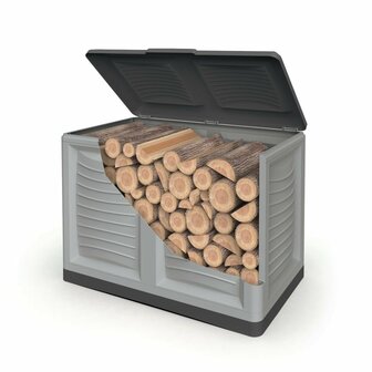Bama Mettitutto Container 200L 78x45x64 cm Grijs/Antraciet