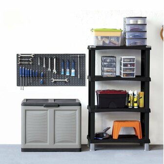 Bama Mettitutto Container 200L 78x45x64 cm Grijs/Antraciet
