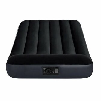 Twin Luchtbed + Pomp 99x191x25 cm Zwart