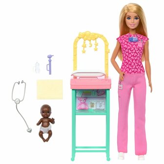 Barbie Career Baby Dokter Speelset