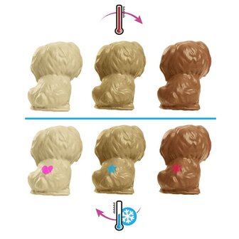 Barbie pop met hondenpuppies
