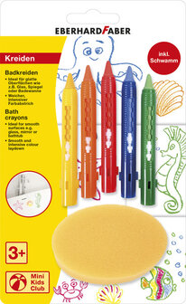 Badkrijtjes Met Spons 5 Stuks