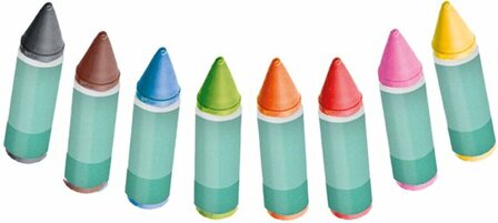 Badkrijt SES Creative 8 vrolijke kleuren