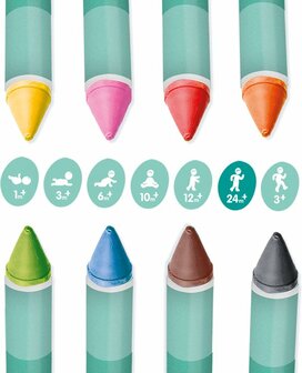Badkrijt SES Creative 8 vrolijke kleuren