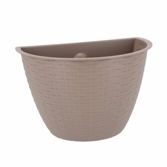 Bloembak Muur Dijon 26 cm Taupe