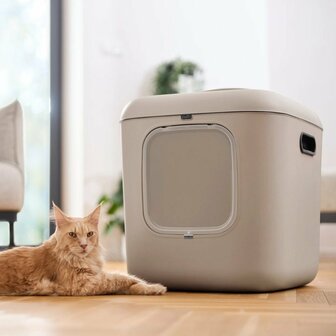 Rotho MyPet Biala XL Kattenbak 61.4x49.2x57.6 cm Beige