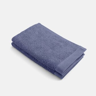 Walra Gastendoek 30x50 cm 2 Stuks Gerecycled Katoen/Blauw