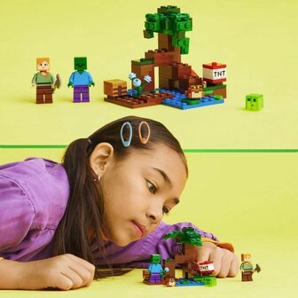 Lego Minecraft 21240 Het Moerasavontuur