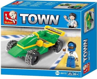 Sluban City Motors M38-B0172 Streetracer 63-delig