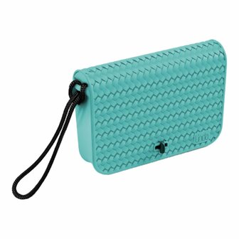 Linda Pochette Turquoise/Zwart