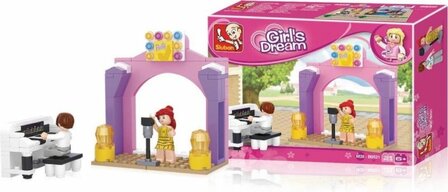 Sluban M38-B0521 Girls Dream Muziekpodium