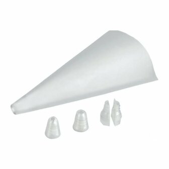 Wegwerpspuitzakken + 2 Spuitmonden 20 Stuks