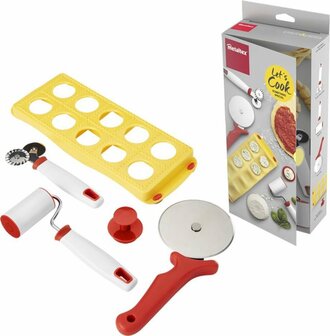 Set voor Pasta en Pizza Metaltex Deko Food Line