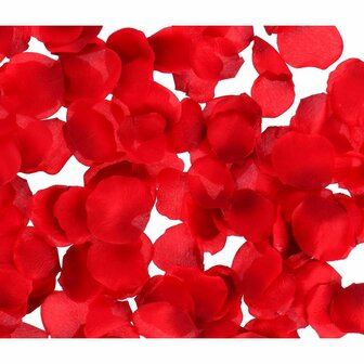 Rozenblaadjes in Giftbox Hart Rood/Transparant