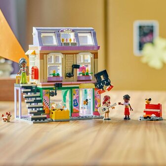 Lego 42653 Friends Muziekwinkel en Appartement