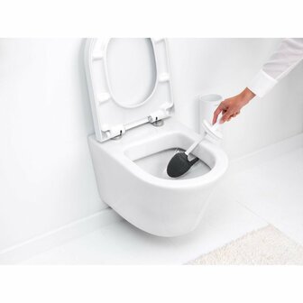 Toiletborstel met Houder Wit