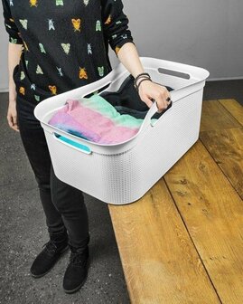 Flexibele Wasmand Brisen 41 L Wit
