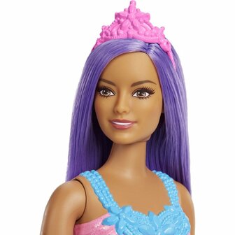Barbie Dreamtopia Princess Paars Haar