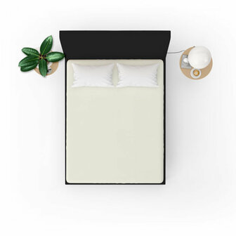Hoeslaken 140x200 Katoen Off White