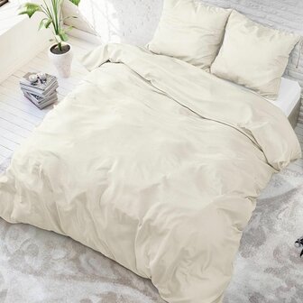 Dekbedovertrek 240x220 Satin Point Creme