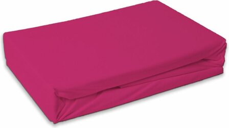 Ledikant hoeslaken 60x120 cm Rasberry