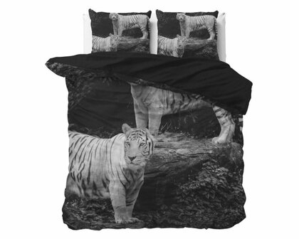Dekbedovertrek 240x200/220 Tigers Grijs