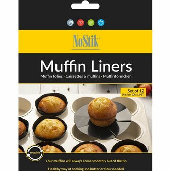 Muffin Bakfolie 12 Stuks
