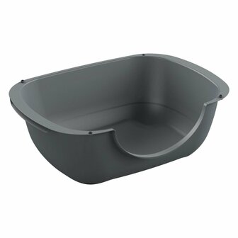 Kattenbak 56x39.5x19 cm Antraciet