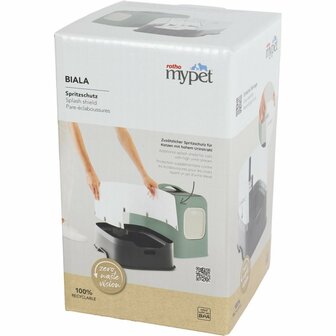Rotho Biala Sproeischerm Kattenbak