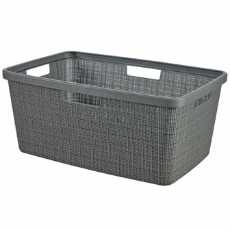 Wasmand Jute-Look 46L