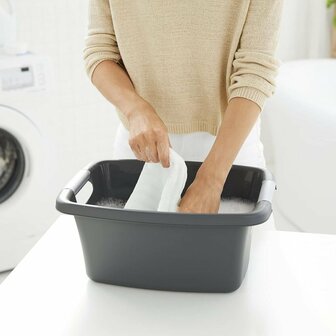 Wasmand 12L Antraciet