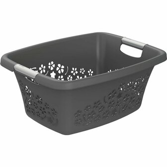 Wasmand 25L Antraciet