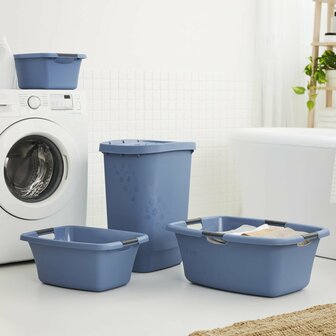 Wasmand 25L Horizon Blauw