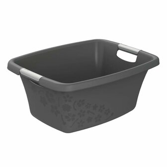 Wasmand 25L Antraciet