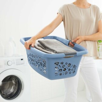Wasmand 50L Horizon Blauw