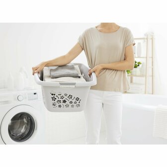 Wasmand 50L Grijs
